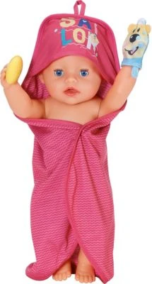 BABY Born® Bath Kapuzenhandtuch & Schwamm 3 BABY Born® Bath Kapuzenhandtuch & Schwamm – Bild 3