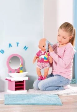 BABY Born® Bad Zahnpflege-Set Mit Waschtisch -Baby Born Günstiges Geschäft 19474451 05