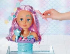 BABY Born® Sister Meerjungfrau Schminkkopf, Drehbar, Mit Elektronischem Duschkopf Inkl. Bürste -Baby Born Günstiges Geschäft 19474504 05