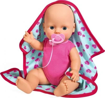 Babypuppe Vollvinyl Mit Funktionen New Born Baby Mit Schmusedecke, 30 Cm 2 Babypuppe Vollvinyl Mit Funktionen New Born Baby Mit Schmusedecke, 30 Cm – Bild 2