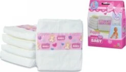 New Born Baby Puppenwindeln, 5 Stück